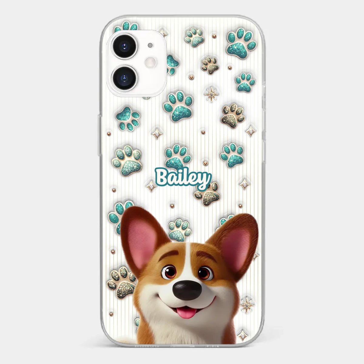 Where There’s A Dog, There’s A Way - Dog Personalized Custom 3D Inflated Effect Printed Clear Phone Case - Gift For Pet Owners, Pet Lover