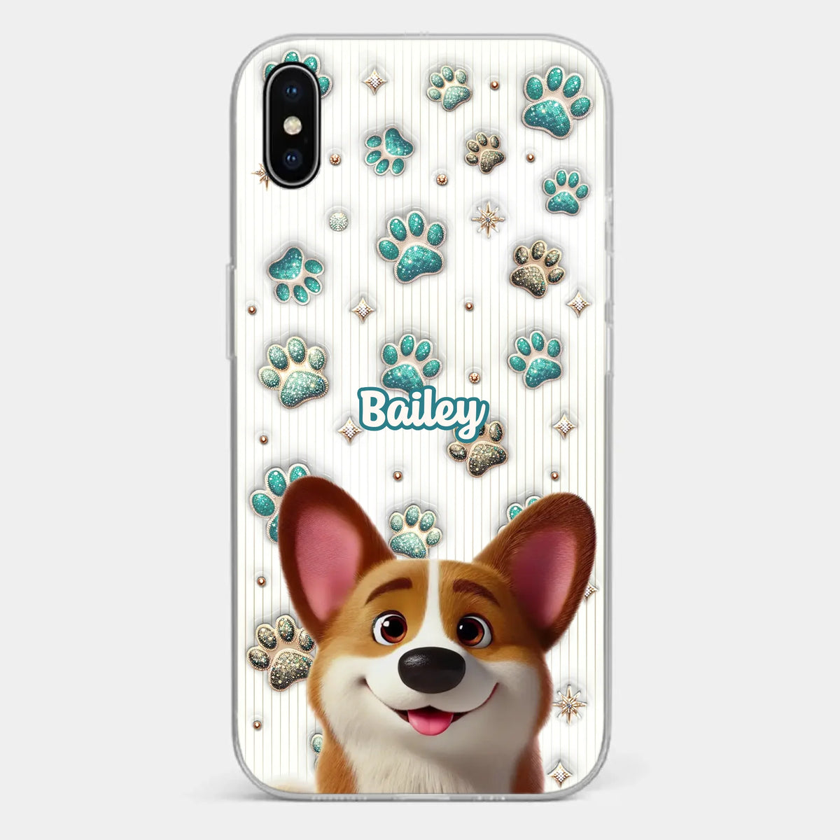Where There’s A Dog, There’s A Way - Dog Personalized Custom 3D Inflated Effect Printed Clear Phone Case - Gift For Pet Owners, Pet Lover