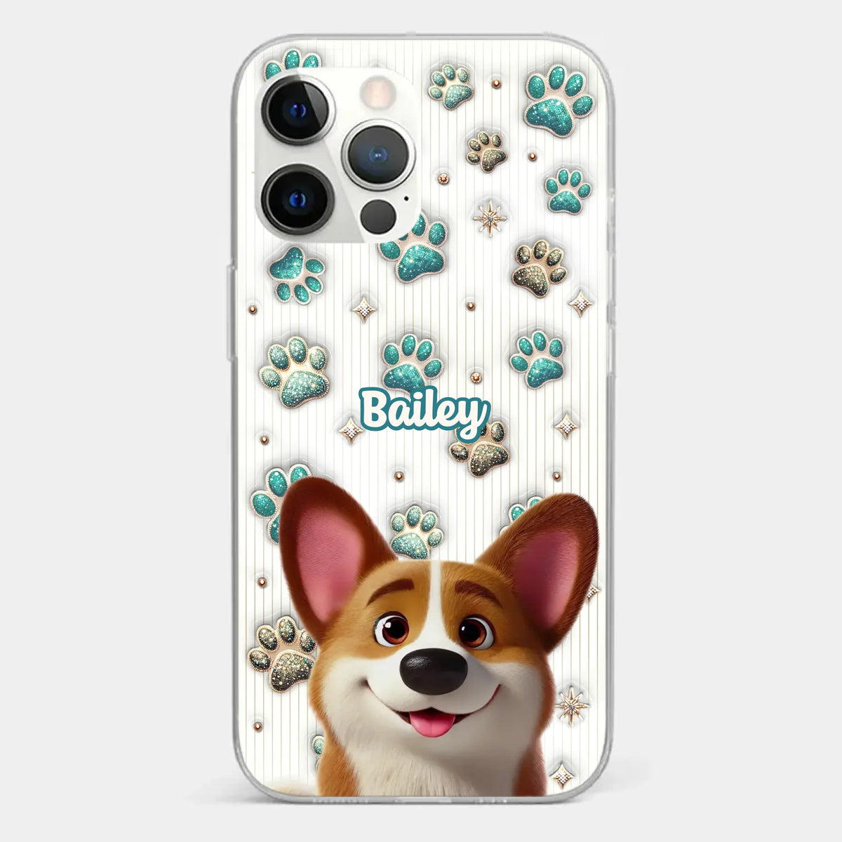 Where There’s A Dog, There’s A Way - Dog Personalized Custom 3D Inflated Effect Printed Clear Phone Case - Gift For Pet Owners, Pet Lover