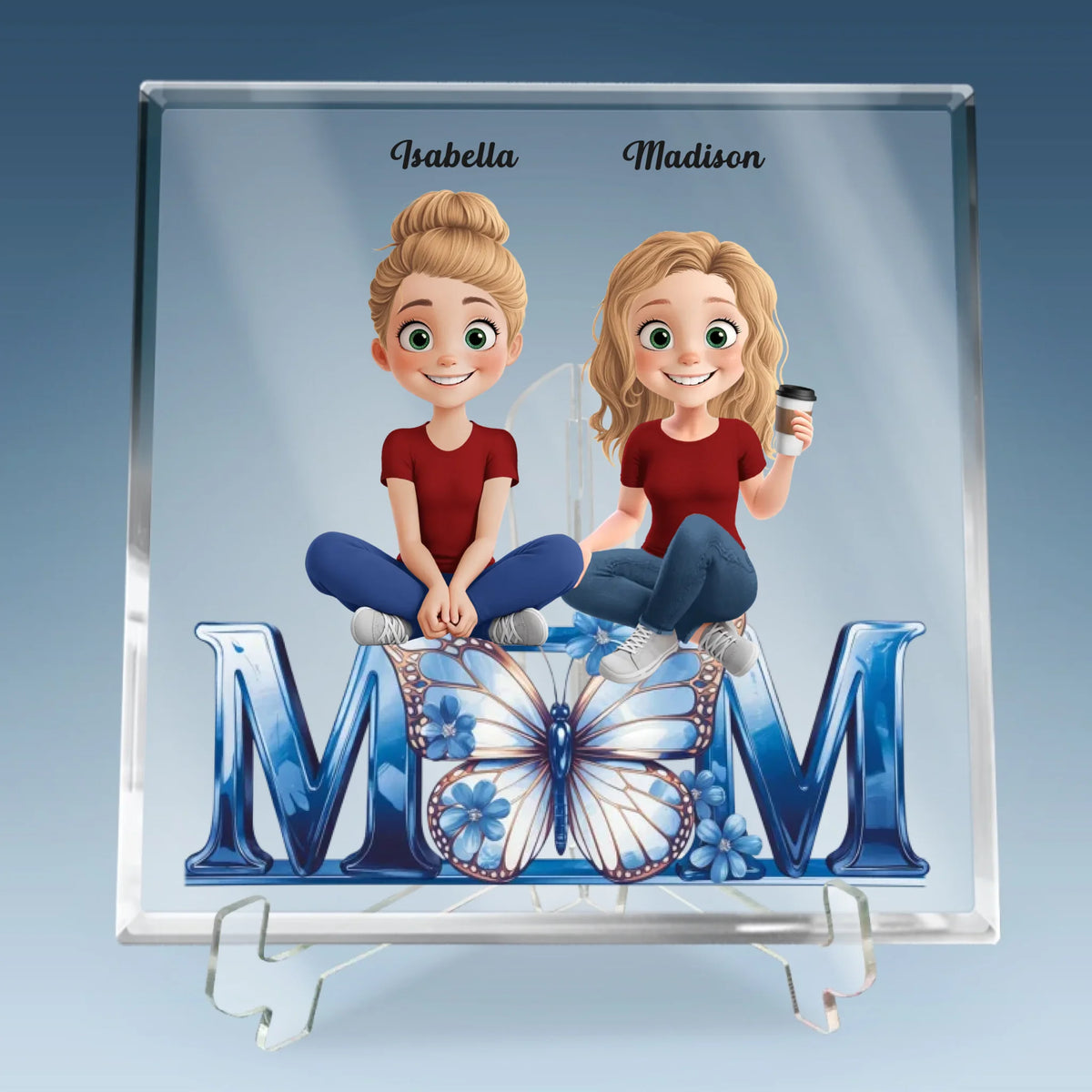 The Only Thing Better Than Being Your Mother - Family Personalized Custom Square Shaped Acrylic Plaque - Mother's Day, Gift For Mom, Daughter