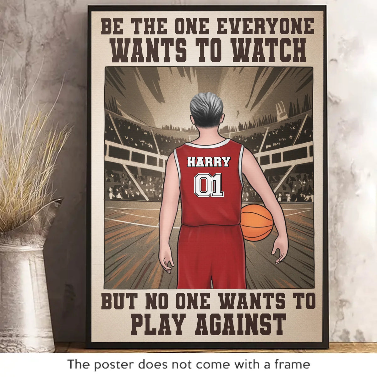 Play Hard, Stay Humble - Personalized Custom Vertical Poster - Gift For Sport Lovers, Sport Players