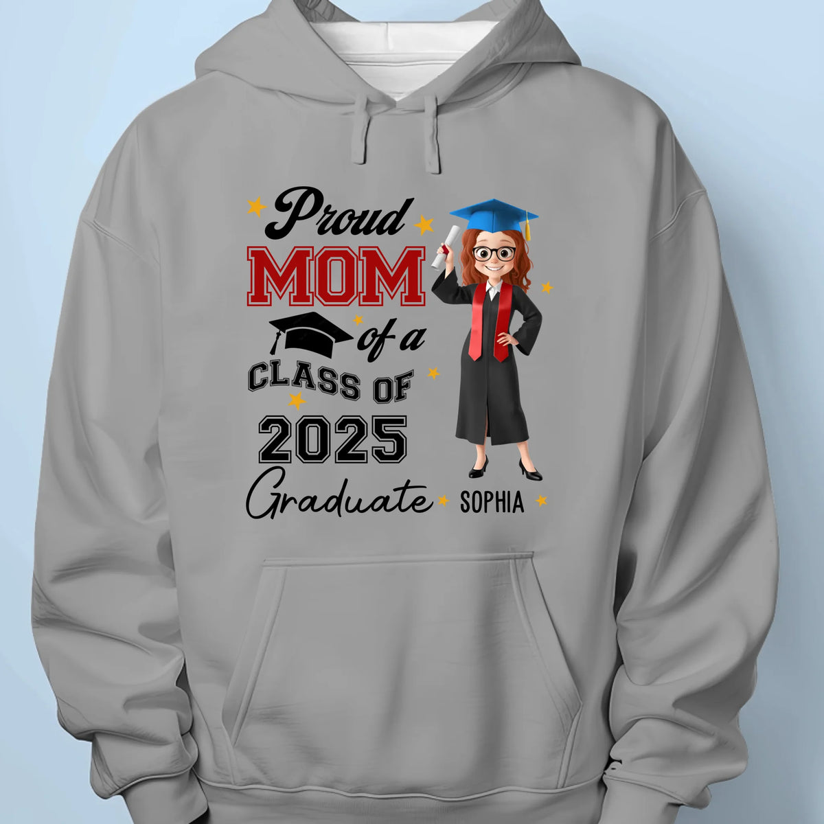 Once A Student, Now A Legend - Family Personalized Custom Unisex T-shirt, Premium T-shirt, Hoodie - Graduation Gift For Family Members, Siblings, Brothers, Sisters