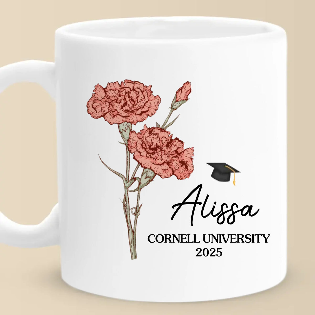 Dream Big, Work Hard, Stay Focused - Family Personalized Custom Mug - Graduation Gift For Family Members, Siblings, Brothers, Sisters