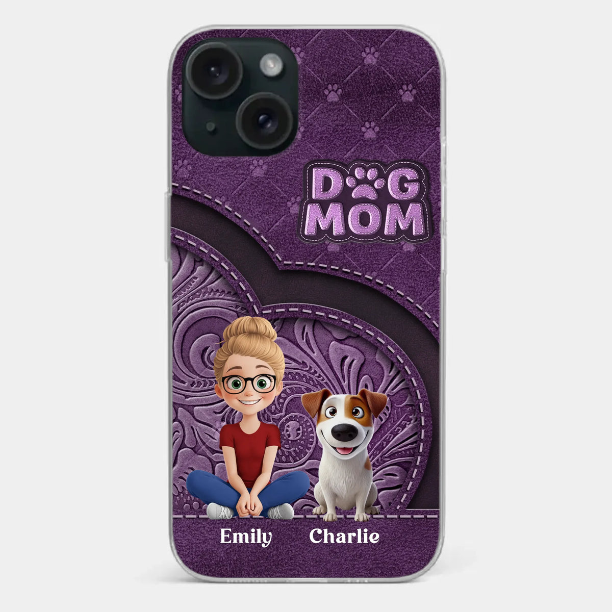 Love, Your Loyal Snack Beggars - Dog Personalized Custom Clear Phone Case - Gift For Pet Owners, Pet Lovers