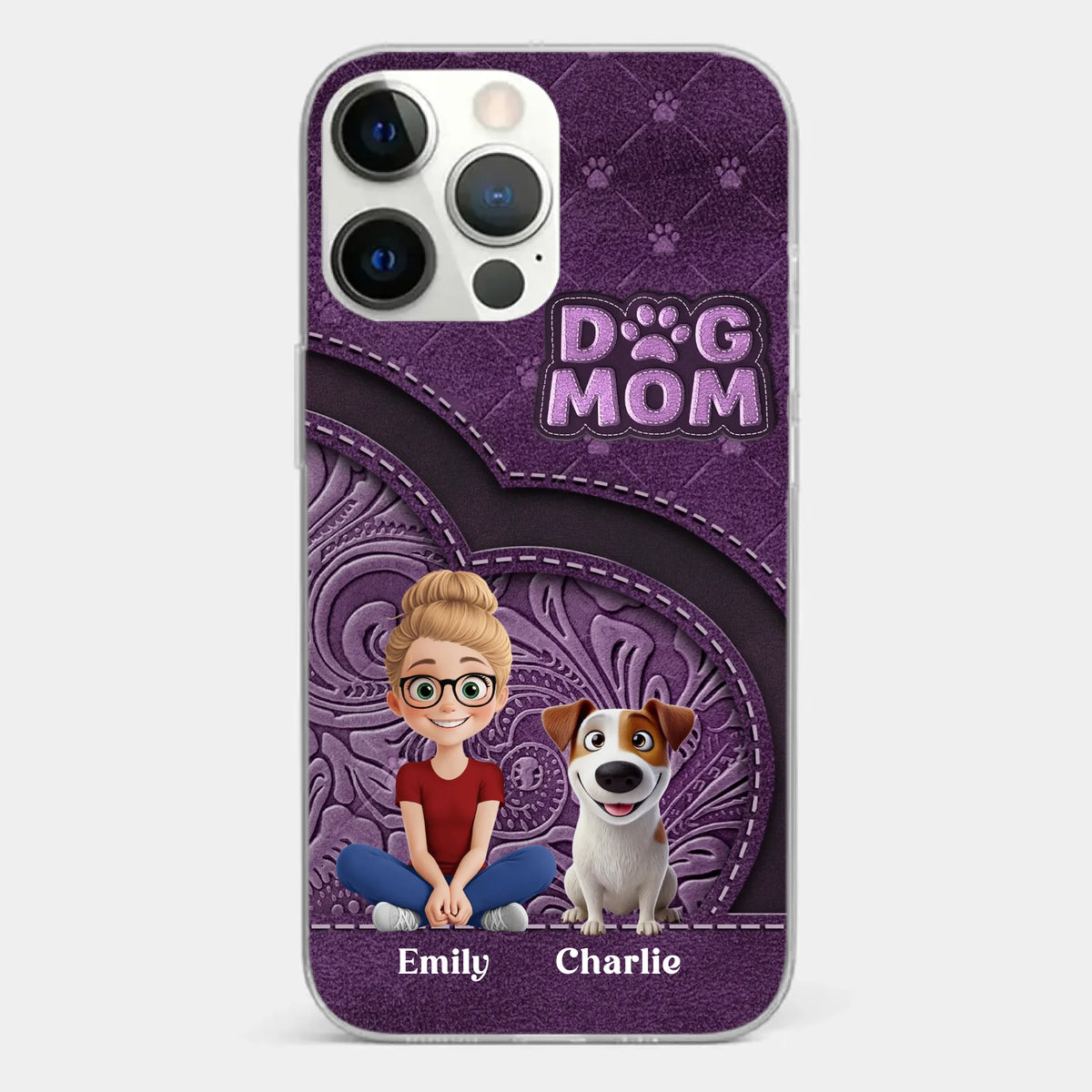 Love, Your Loyal Snack Beggars - Dog Personalized Custom Clear Phone Case - Gift For Pet Owners, Pet Lovers