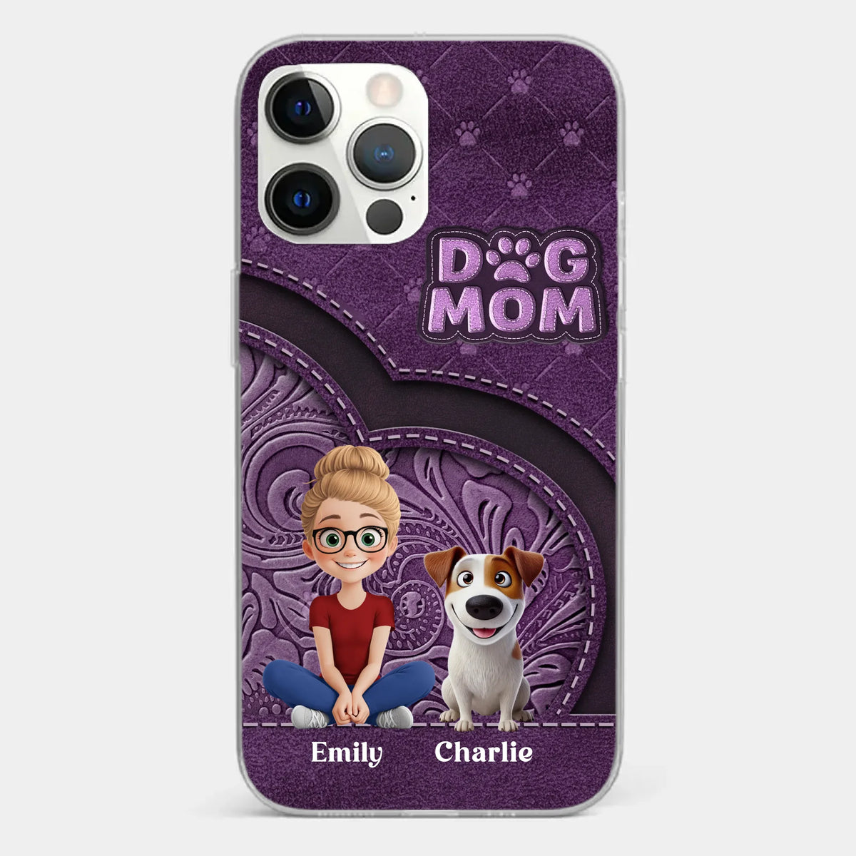 Love, Your Loyal Snack Beggars - Dog Personalized Custom Clear Phone Case - Gift For Pet Owners, Pet Lovers