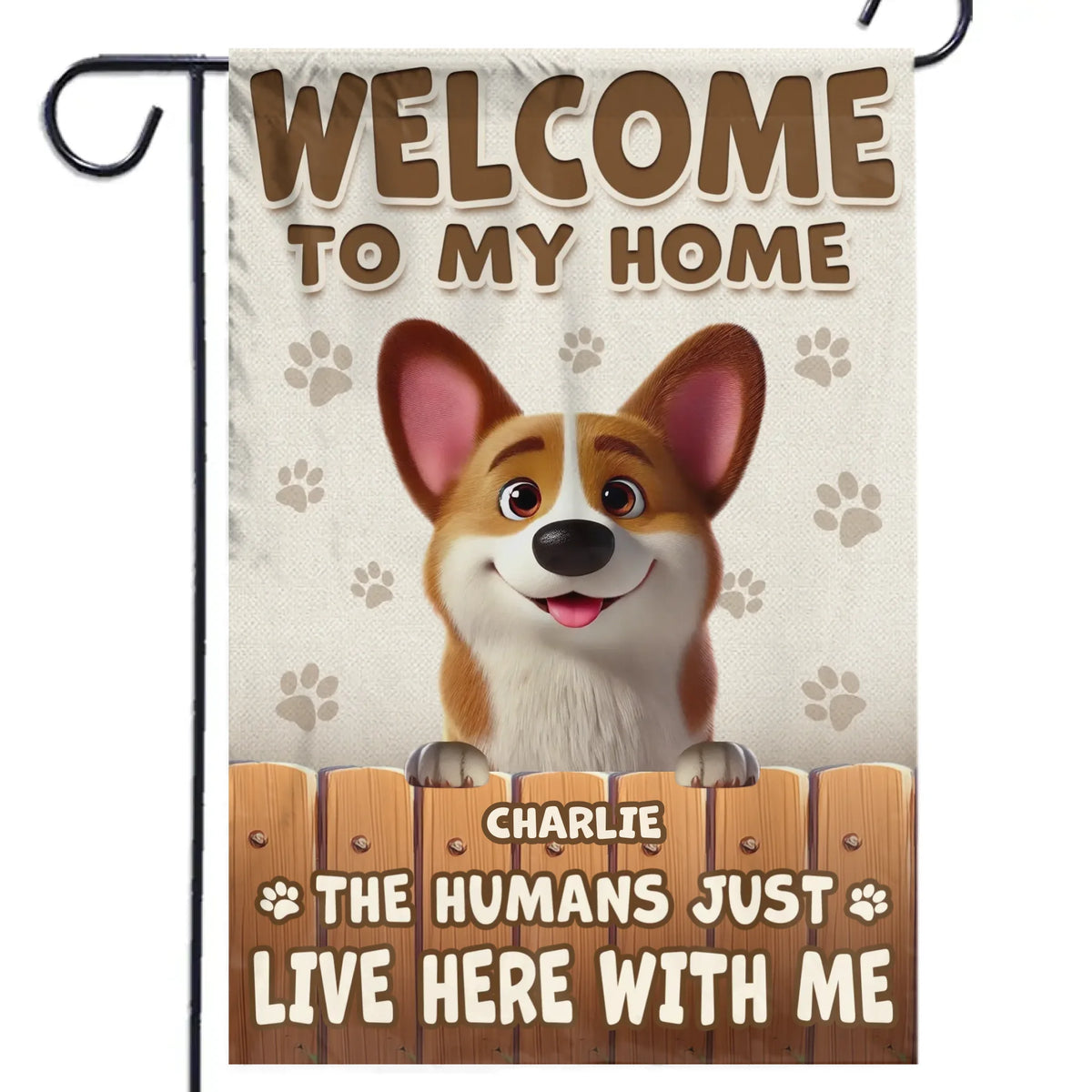 My House, My Rules - Dog Personalized Custom Flag - Gift For Pet Owners, Pet Lovers