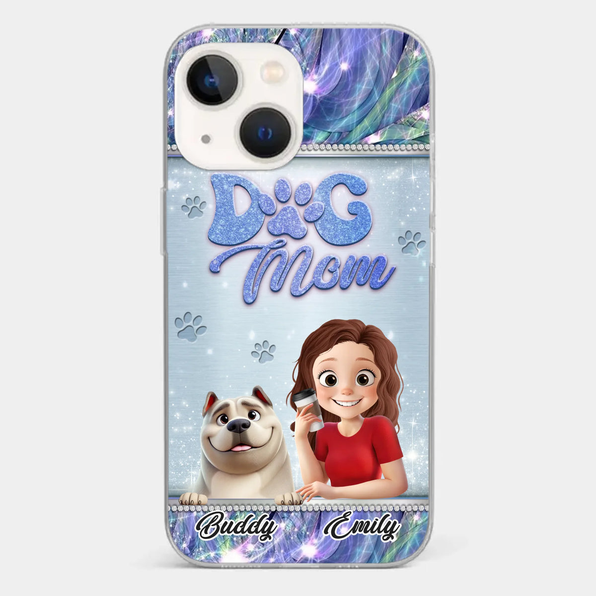 Forever My Best Friend - Dog Personalized Custom Clear Phone Case - Gift For Pet Owners, Pet Lovers
