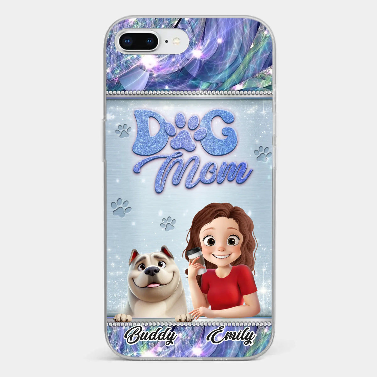 Forever My Best Friend - Dog Personalized Custom Clear Phone Case - Gift For Pet Owners, Pet Lovers