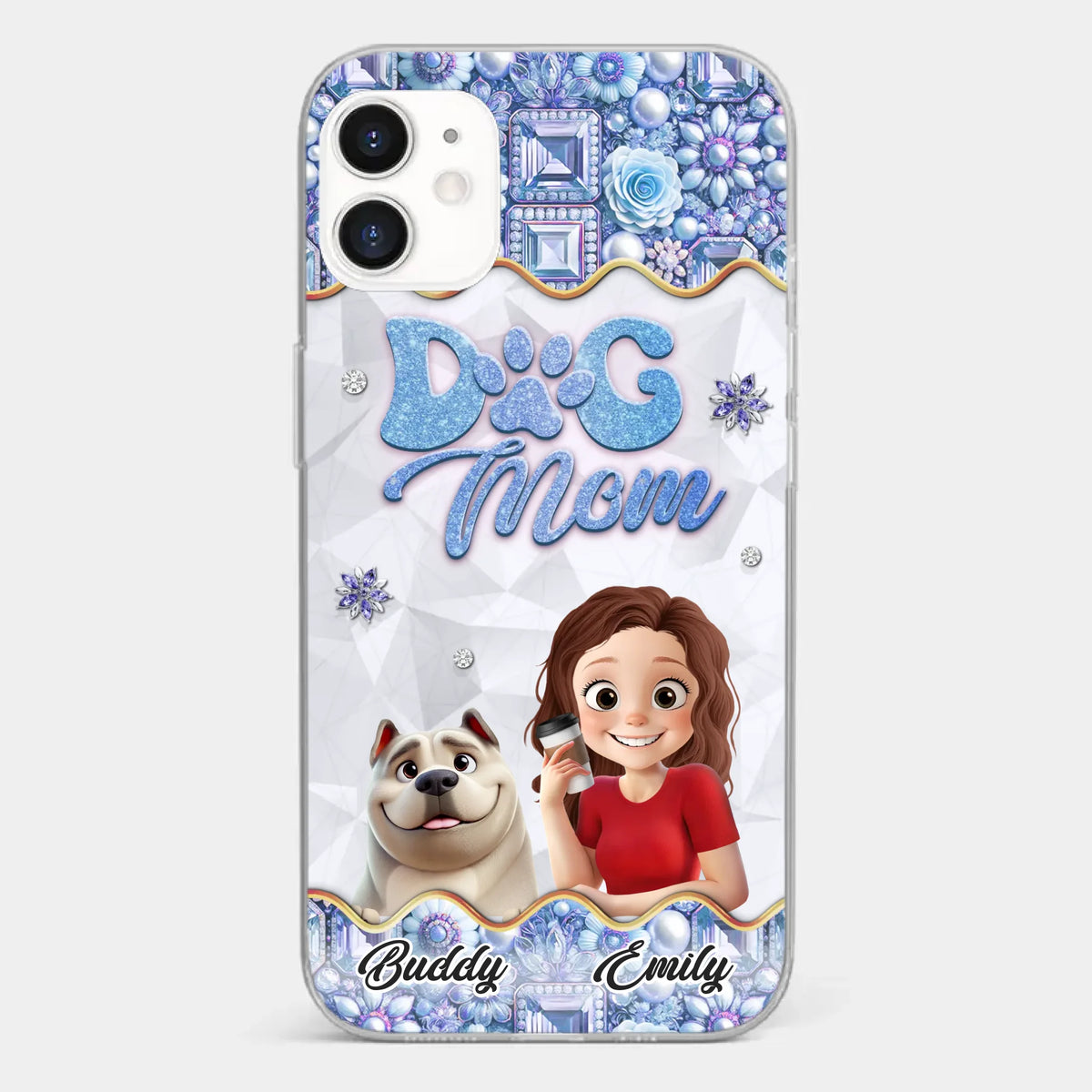 My Dog, My Family - Dog Personalized Custom Clear Phone Case - Gift For Pet Owners, Pet Lovers