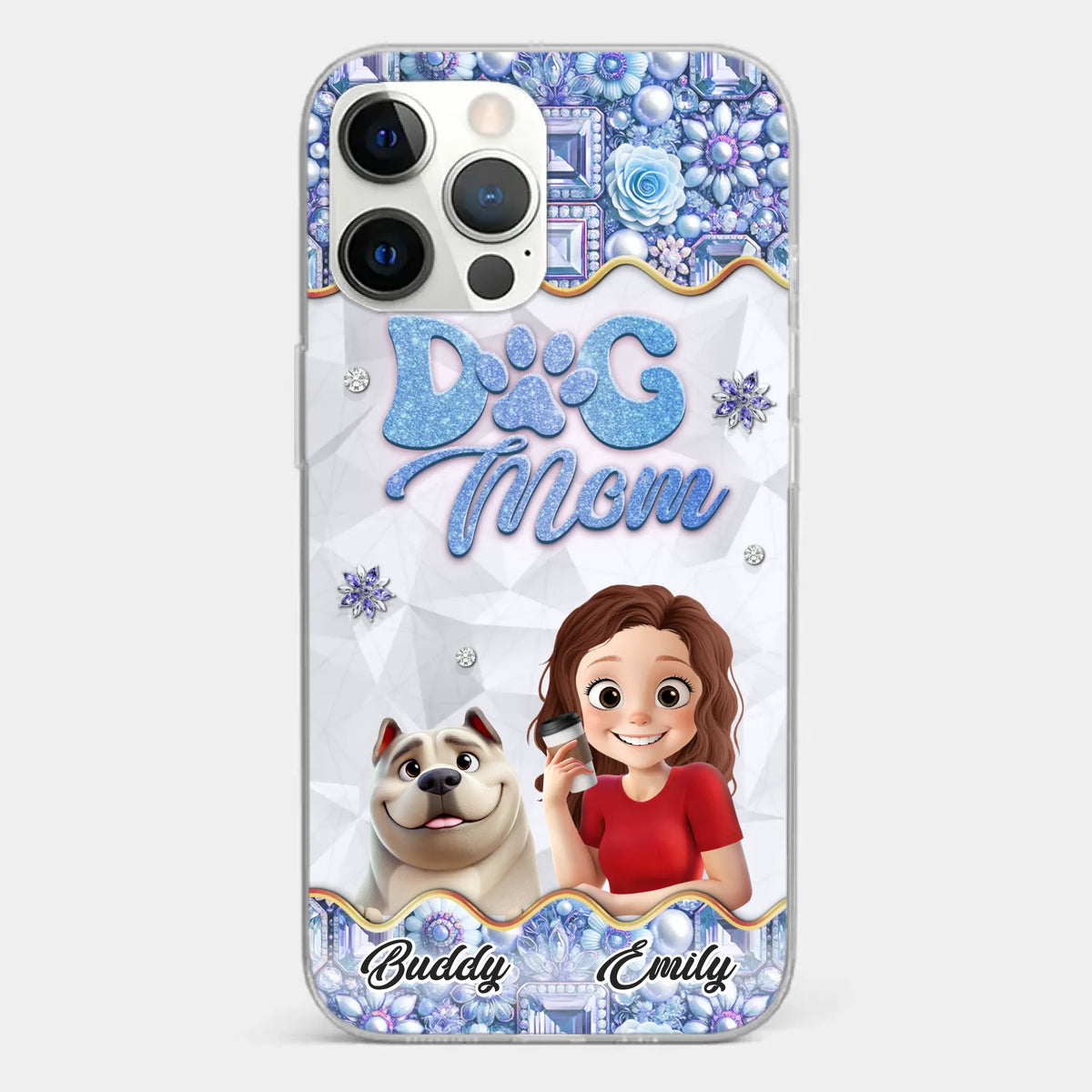 My Dog, My Family - Dog Personalized Custom Clear Phone Case - Gift For Pet Owners, Pet Lovers