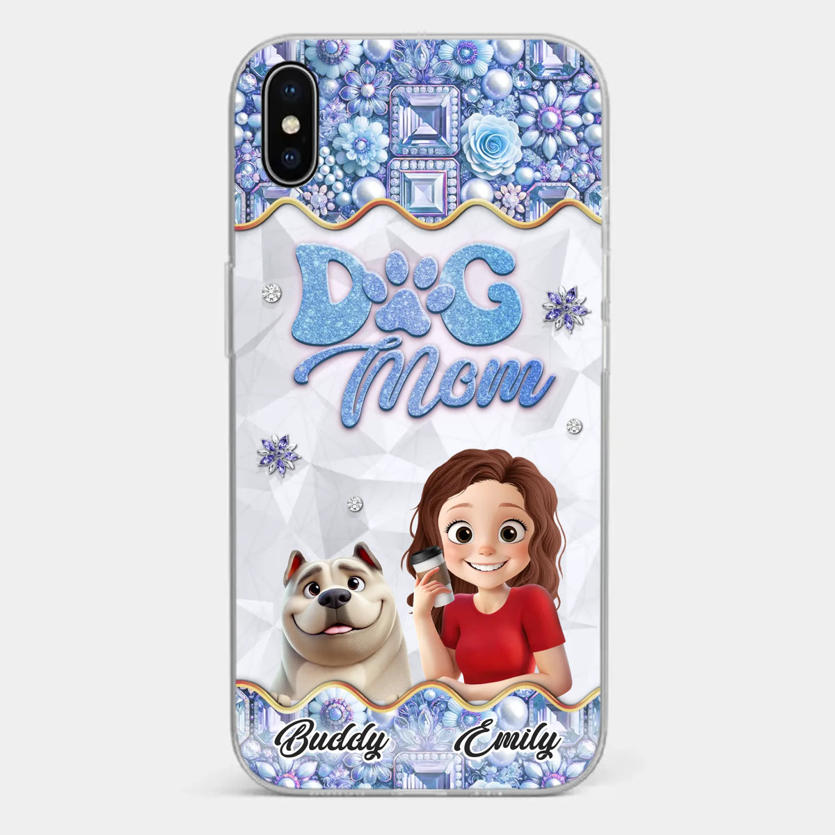 My Dog, My Family - Dog Personalized Custom Clear Phone Case - Gift For Pet Owners, Pet Lovers