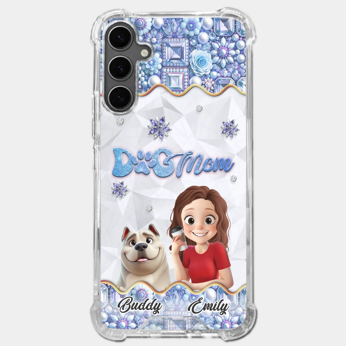 My Dog, My Family - Dog Personalized Custom Clear Phone Case - Gift For Pet Owners, Pet Lovers