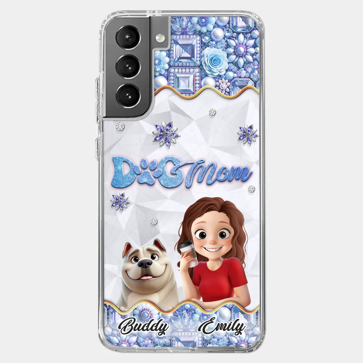 My Dog, My Family - Dog Personalized Custom Clear Phone Case - Gift For Pet Owners, Pet Lovers
