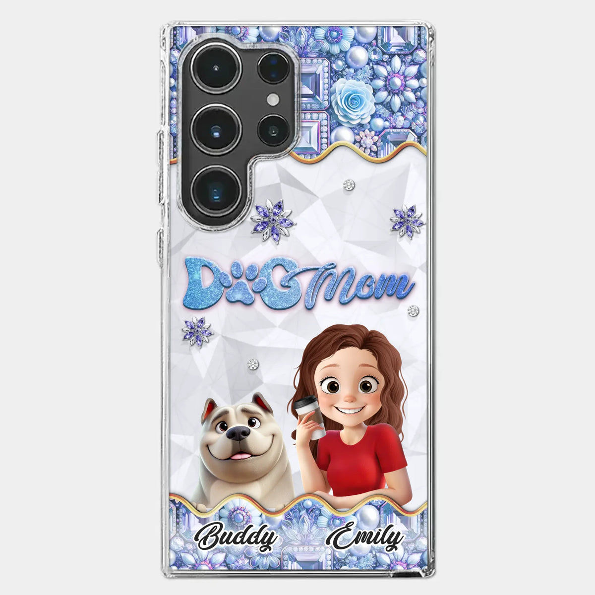 My Dog, My Family - Dog Personalized Custom Clear Phone Case - Gift For Pet Owners, Pet Lovers