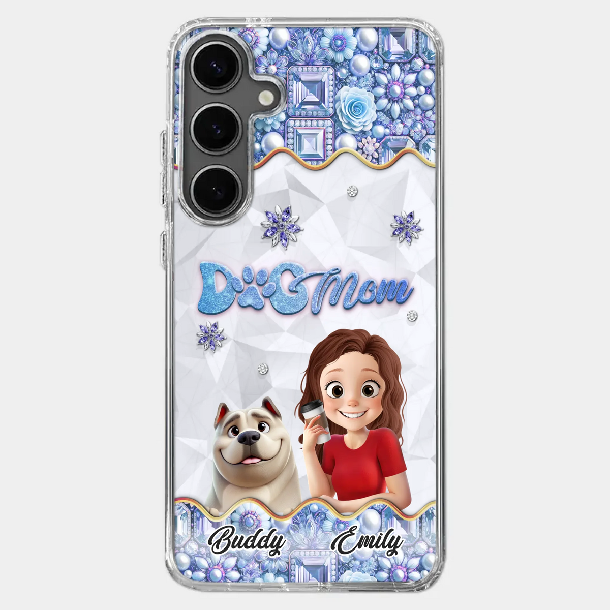 My Dog, My Family - Dog Personalized Custom Clear Phone Case - Gift For Pet Owners, Pet Lovers