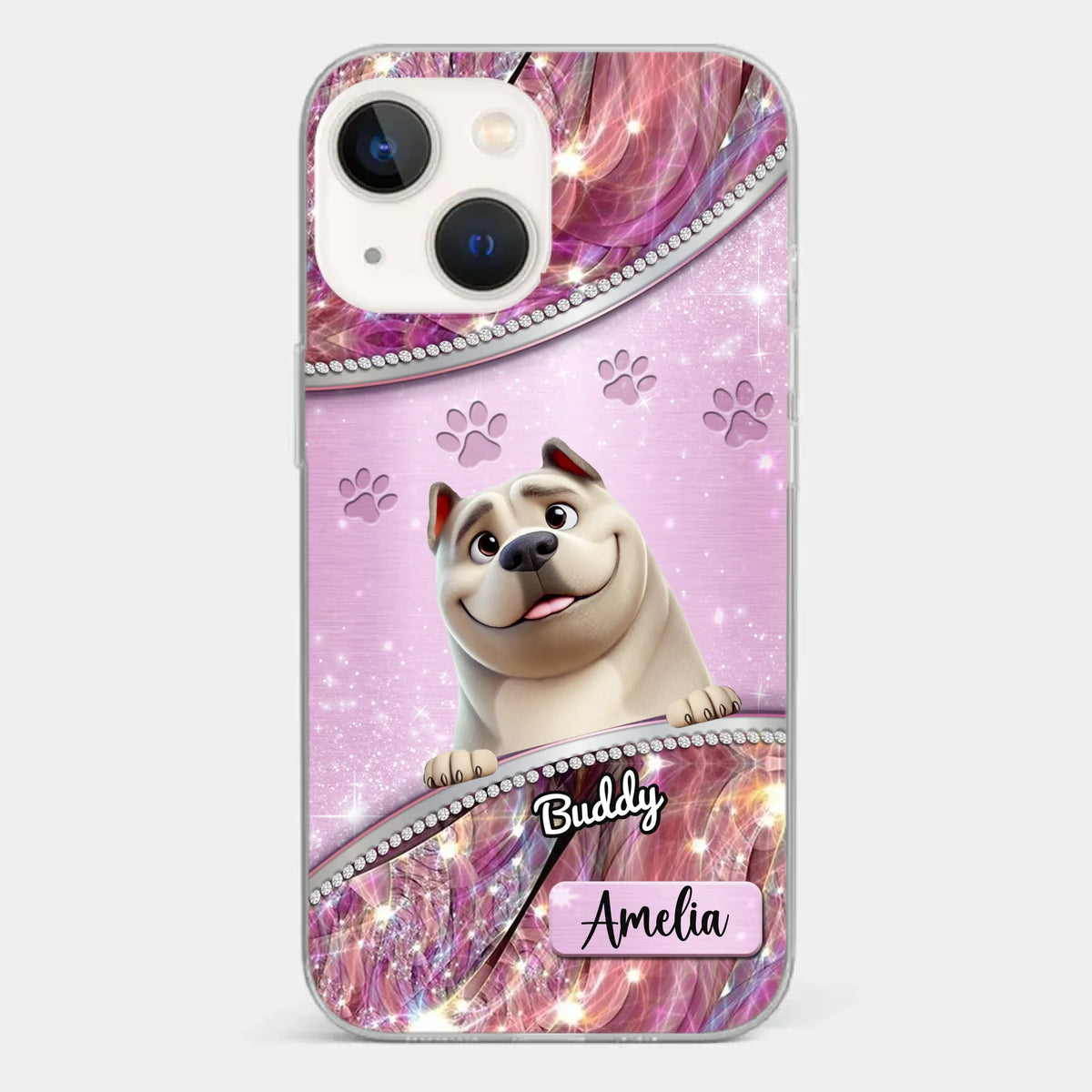 Dog Mom’s Favorite Companion - Dog Personalized Custom Clear Phone Case - Gift For Pet Owners, Pet Lovers