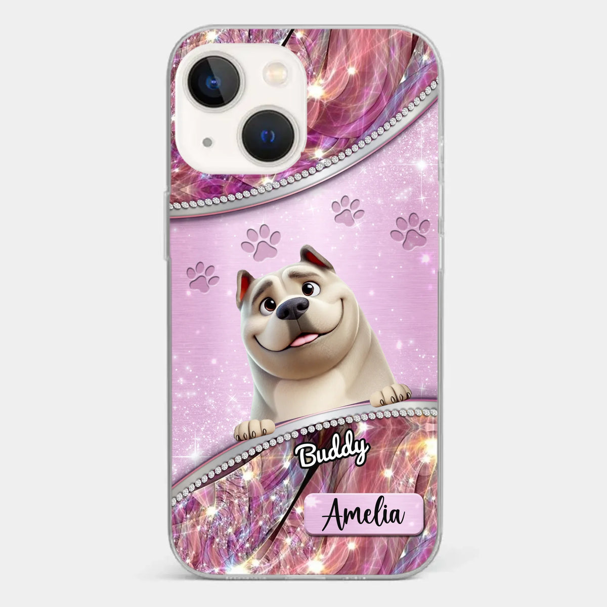 Dog Mom’s Favorite Companion - Dog Personalized Custom Clear Phone Case - Gift For Pet Owners, Pet Lovers