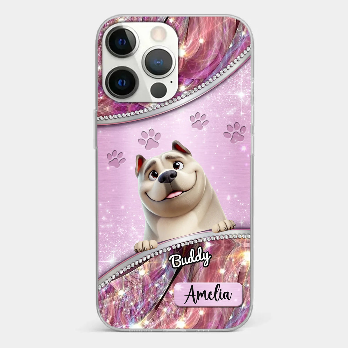 Dog Mom’s Favorite Companion - Dog Personalized Custom Clear Phone Case - Gift For Pet Owners, Pet Lovers