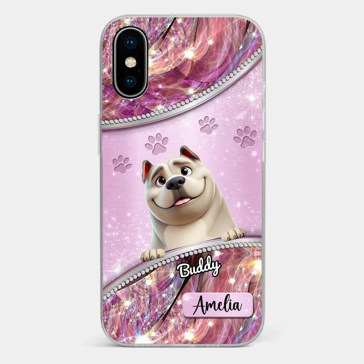 Dog Mom’s Favorite Companion - Dog Personalized Custom Clear Phone Case - Gift For Pet Owners, Pet Lovers
