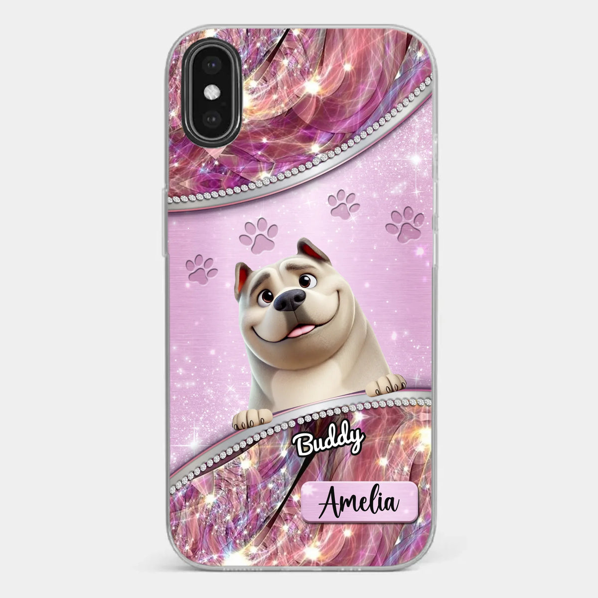 Dog Mom’s Favorite Companion - Dog Personalized Custom Clear Phone Case - Gift For Pet Owners, Pet Lovers