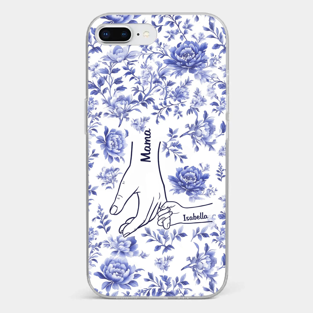 Love Grows In Every Moment - Family Personalized Custom Clear Phone Case - Mother's Day, Gift For Mom, Grandma