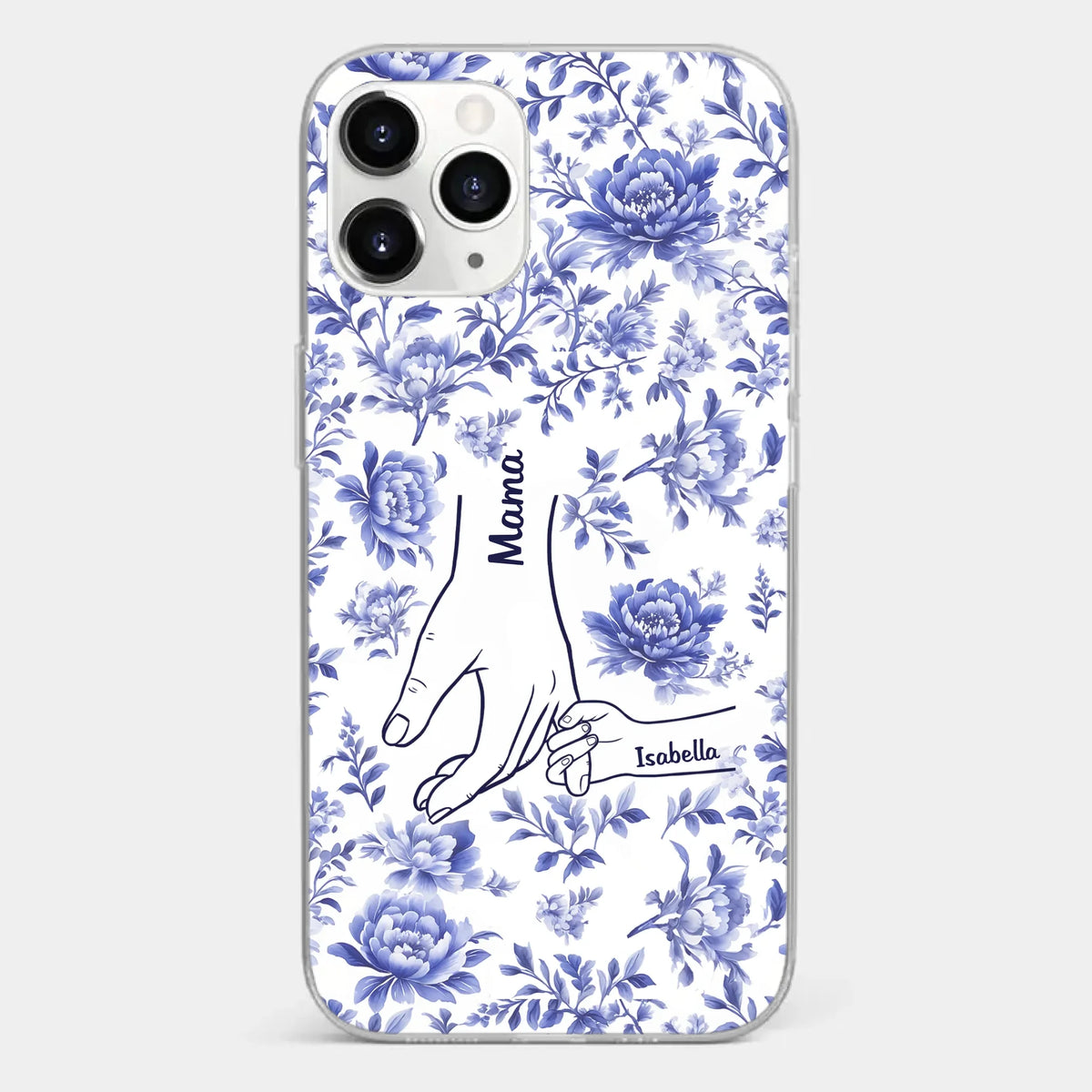 Love Grows In Every Moment - Family Personalized Custom Clear Phone Case - Mother's Day, Gift For Mom, Grandma