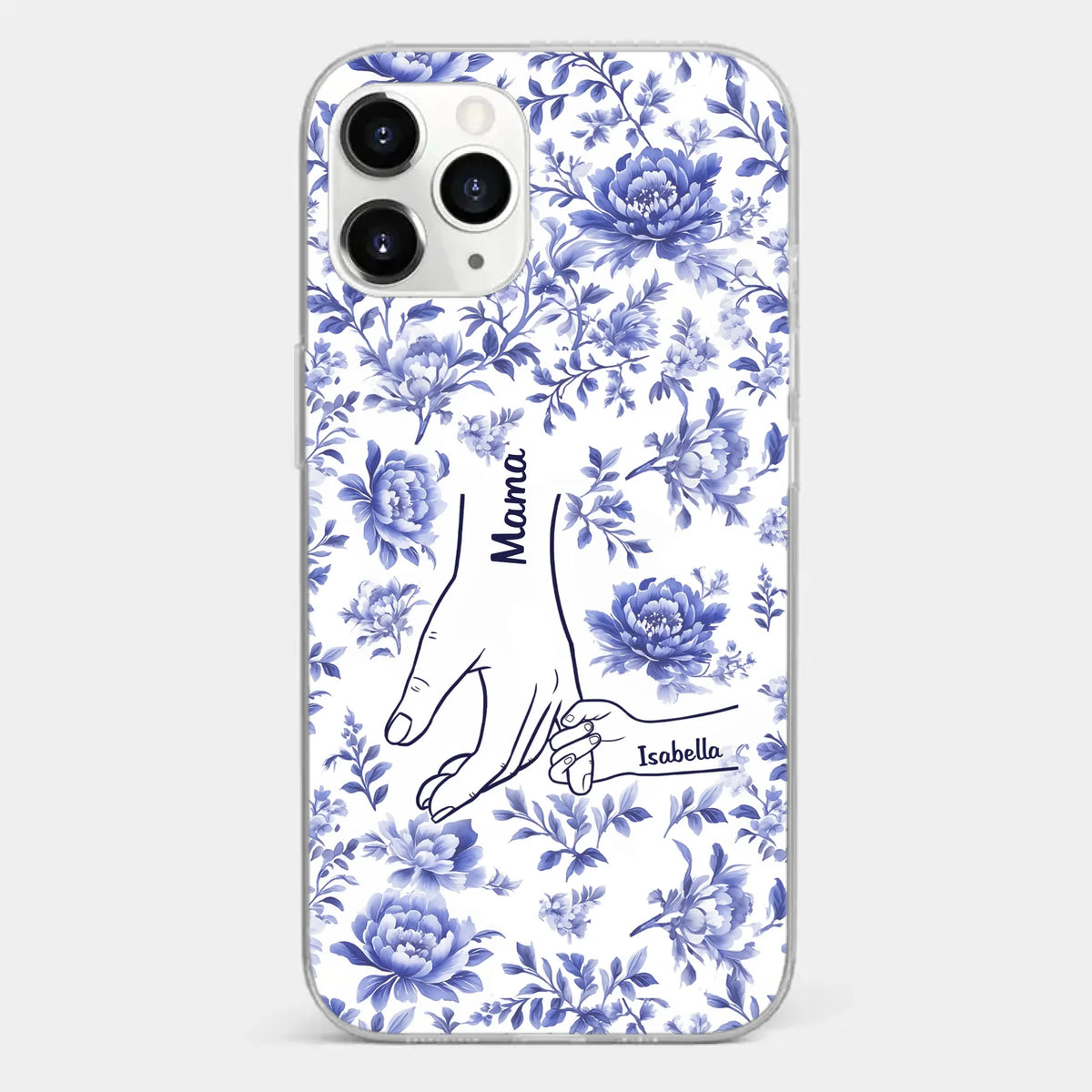 Love Grows In Every Moment - Family Personalized Custom Clear Phone Case - Mother's Day, Gift For Mom, Grandma