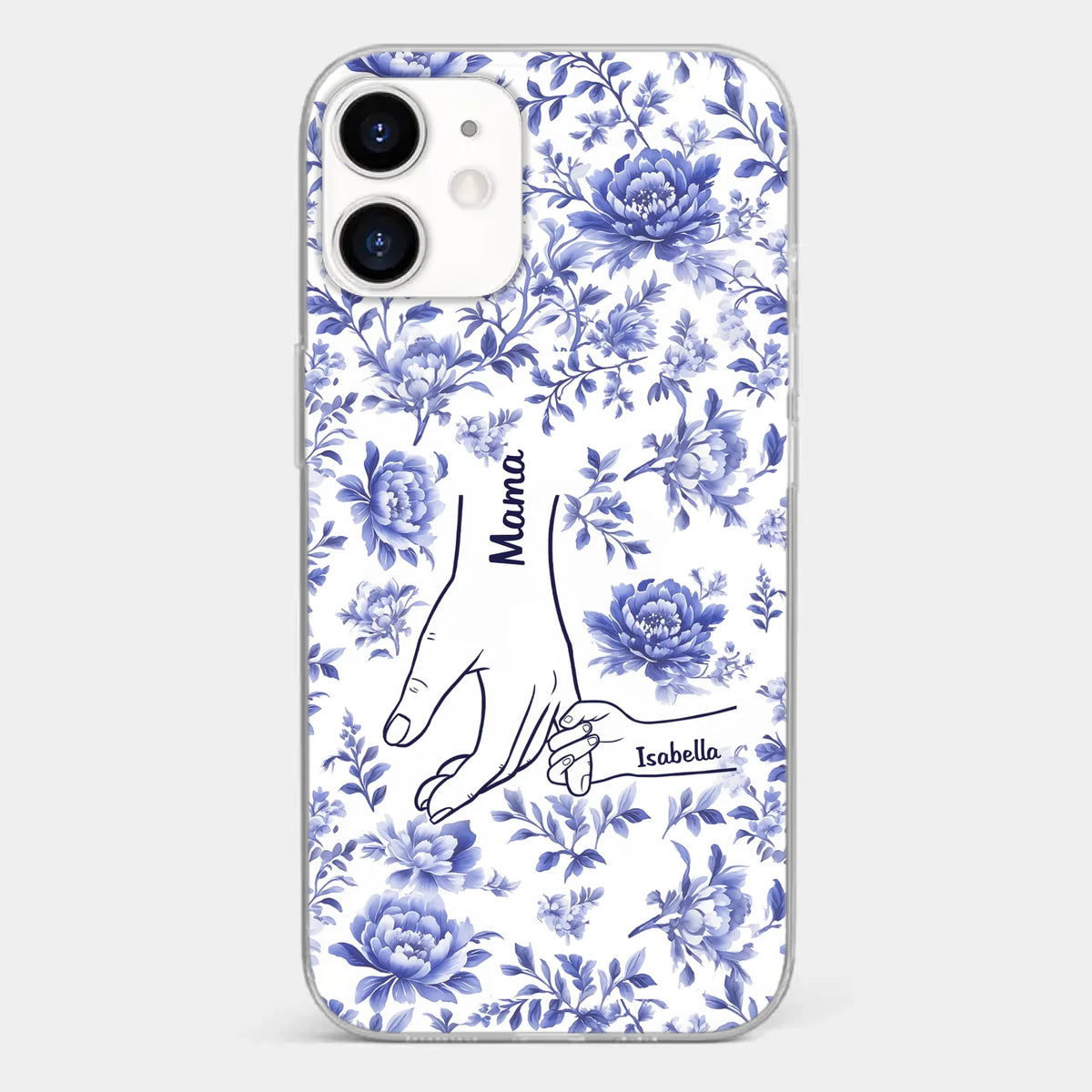 Love Grows In Every Moment - Family Personalized Custom Clear Phone Case - Mother's Day, Gift For Mom, Grandma