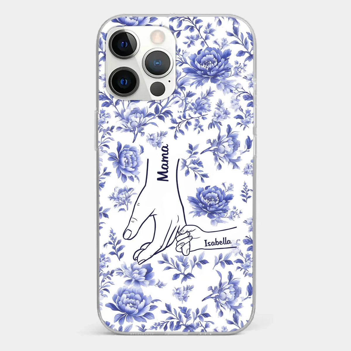 Love Grows In Every Moment - Family Personalized Custom Clear Phone Case - Mother's Day, Gift For Mom, Grandma