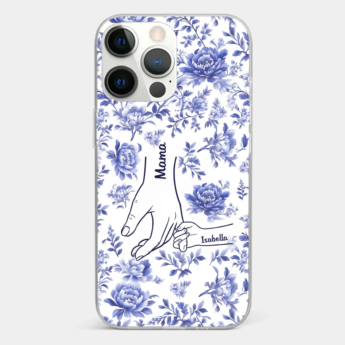 Love Grows In Every Moment - Family Personalized Custom Clear Phone Case - Mother's Day, Gift For Mom, Grandma