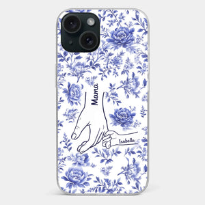 Love Grows In Every Moment - Family Personalized Custom Clear Phone Case - Mother's Day, Gift For Mom, Grandma