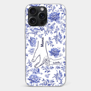 Love Grows In Every Moment - Family Personalized Custom Clear Phone Case - Mother's Day, Gift For Mom, Grandma