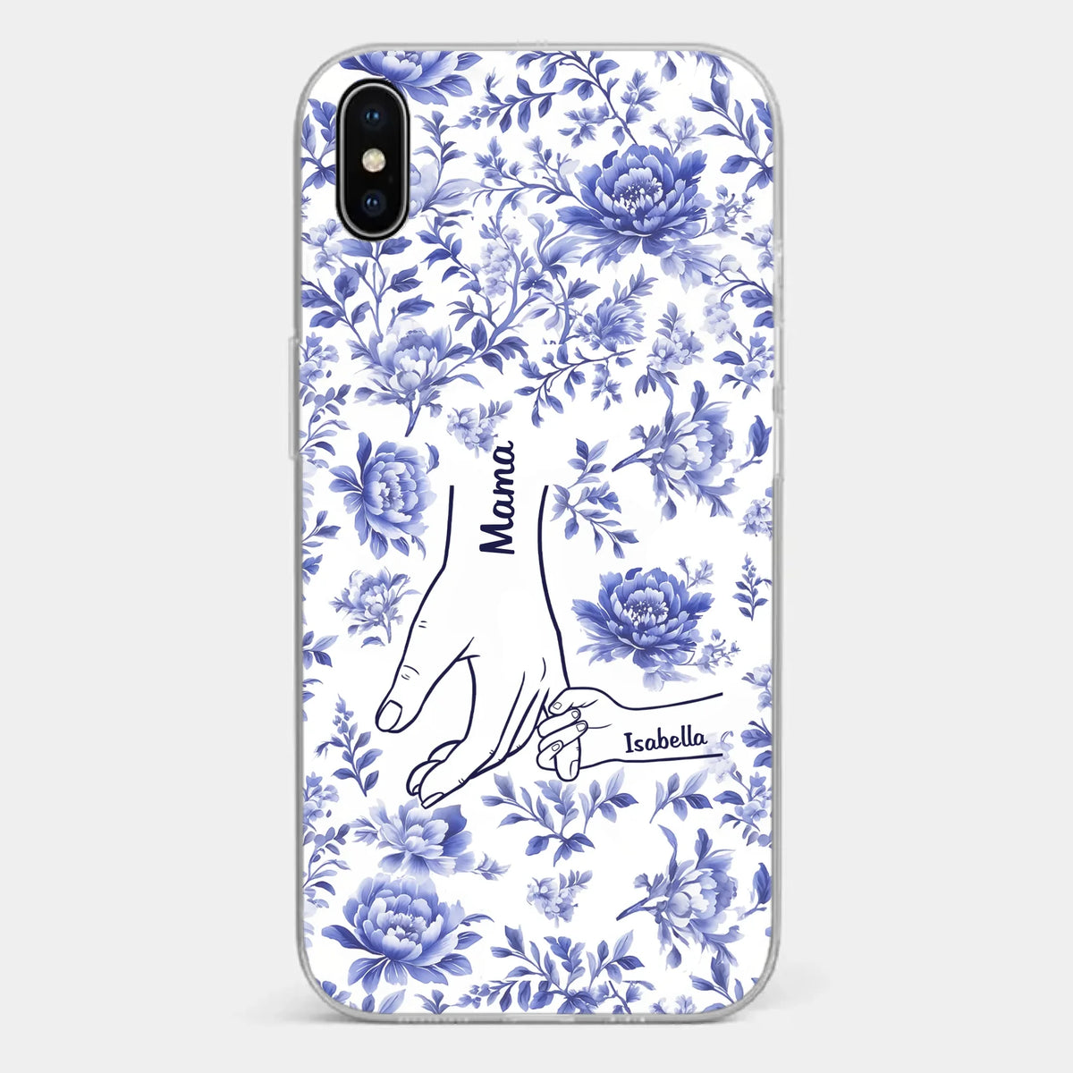 Love Grows In Every Moment - Family Personalized Custom Clear Phone Case - Mother's Day, Gift For Mom, Grandma