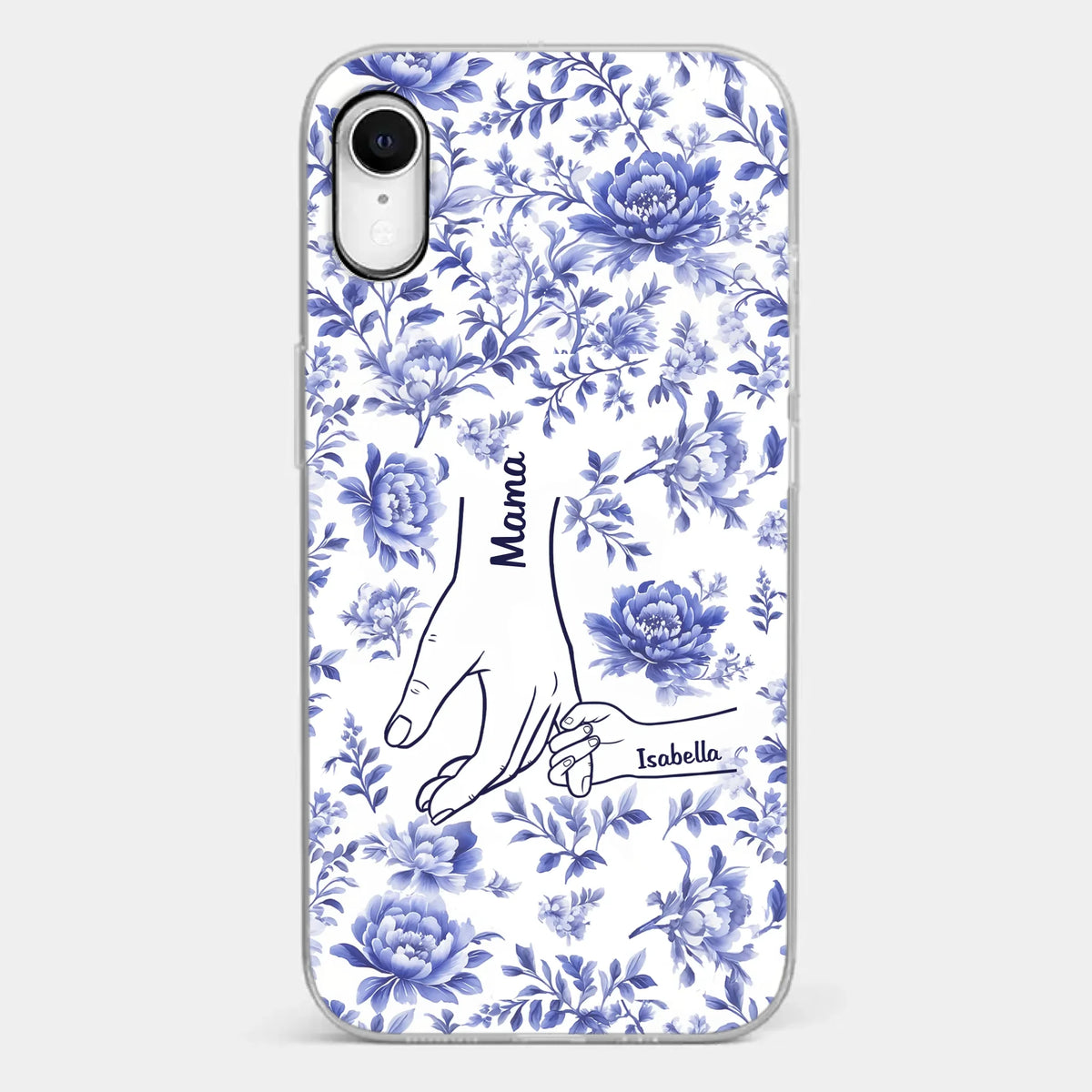 Love Grows In Every Moment - Family Personalized Custom Clear Phone Case - Mother's Day, Gift For Mom, Grandma