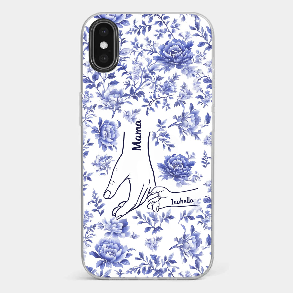 Love Grows In Every Moment - Family Personalized Custom Clear Phone Case - Mother's Day, Gift For Mom, Grandma