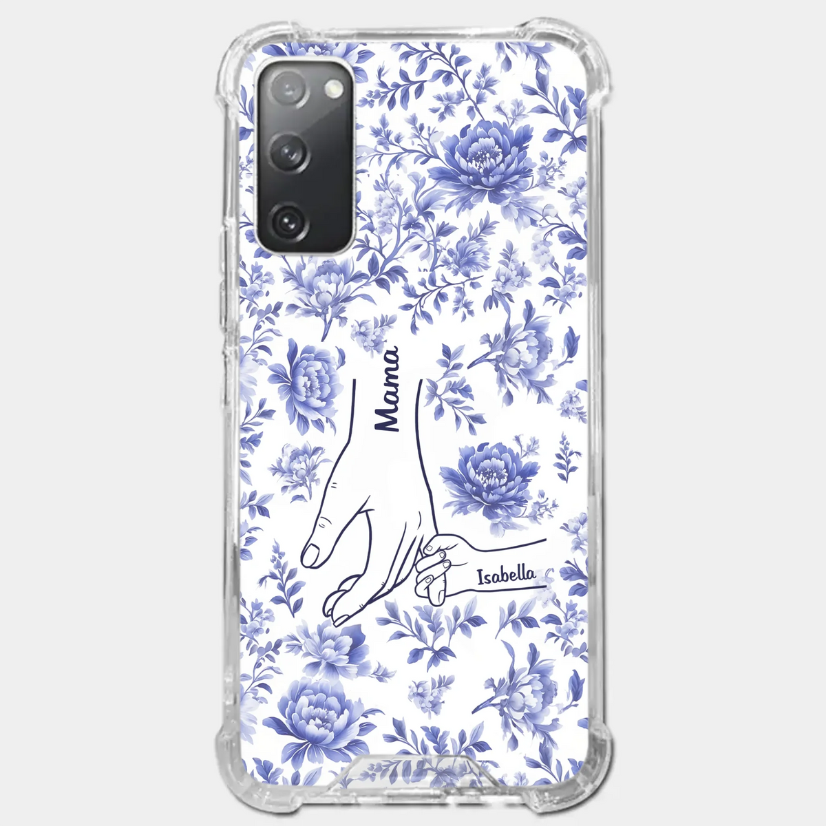 Love Grows In Every Moment - Family Personalized Custom Clear Phone Case - Mother's Day, Gift For Mom, Grandma