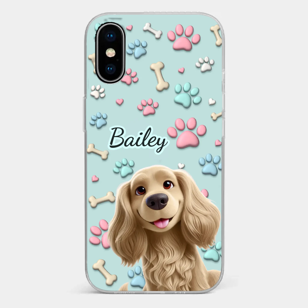 My Forever Best Friend - Dog Personalized Custom Clear Phone Case - Gift For Pet Owners, Pet Lovers