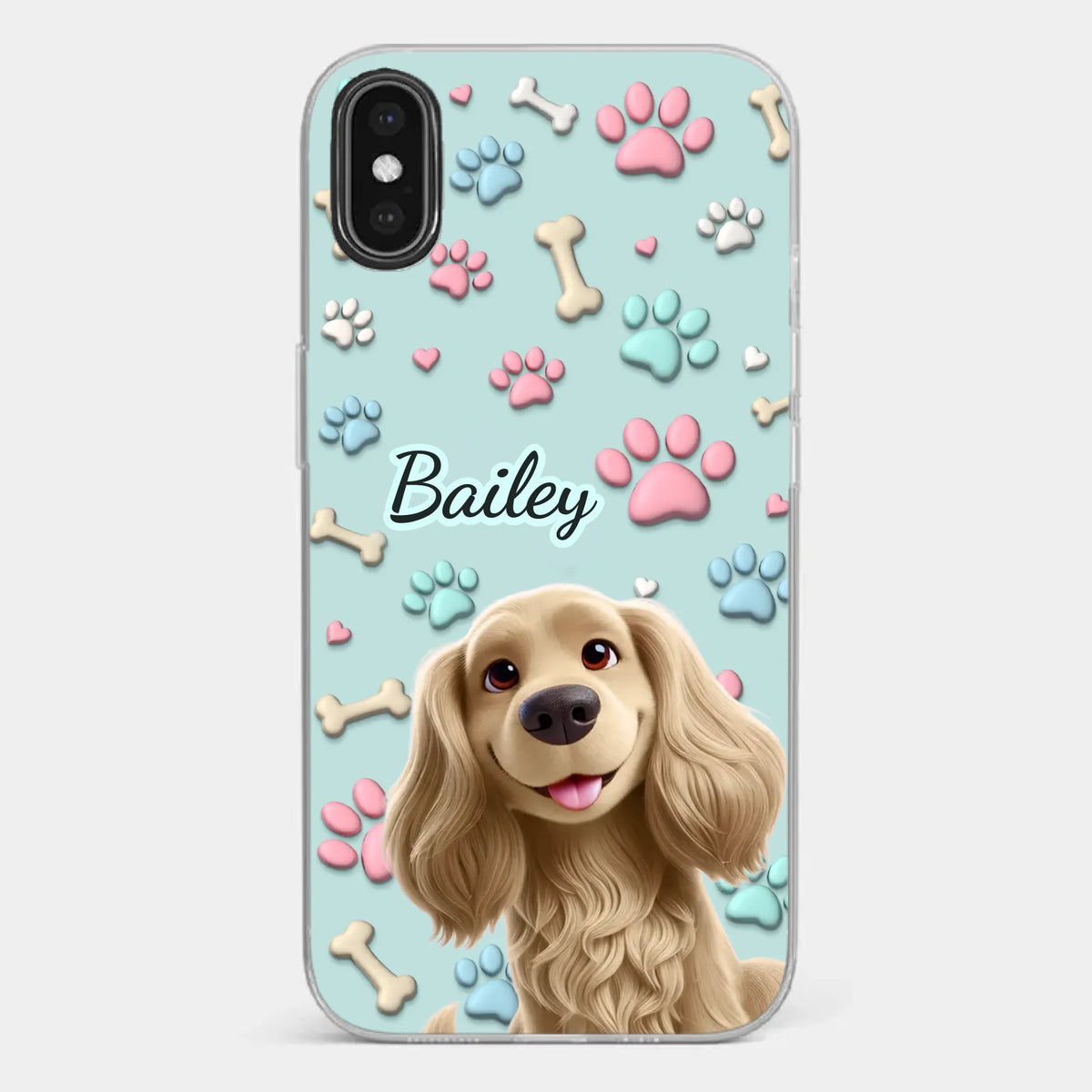 My Forever Best Friend - Dog Personalized Custom Clear Phone Case - Gift For Pet Owners, Pet Lovers
