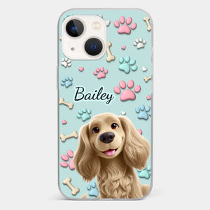 My Forever Best Friend - Dog Personalized Custom Clear Phone Case - Gift For Pet Owners, Pet Lovers