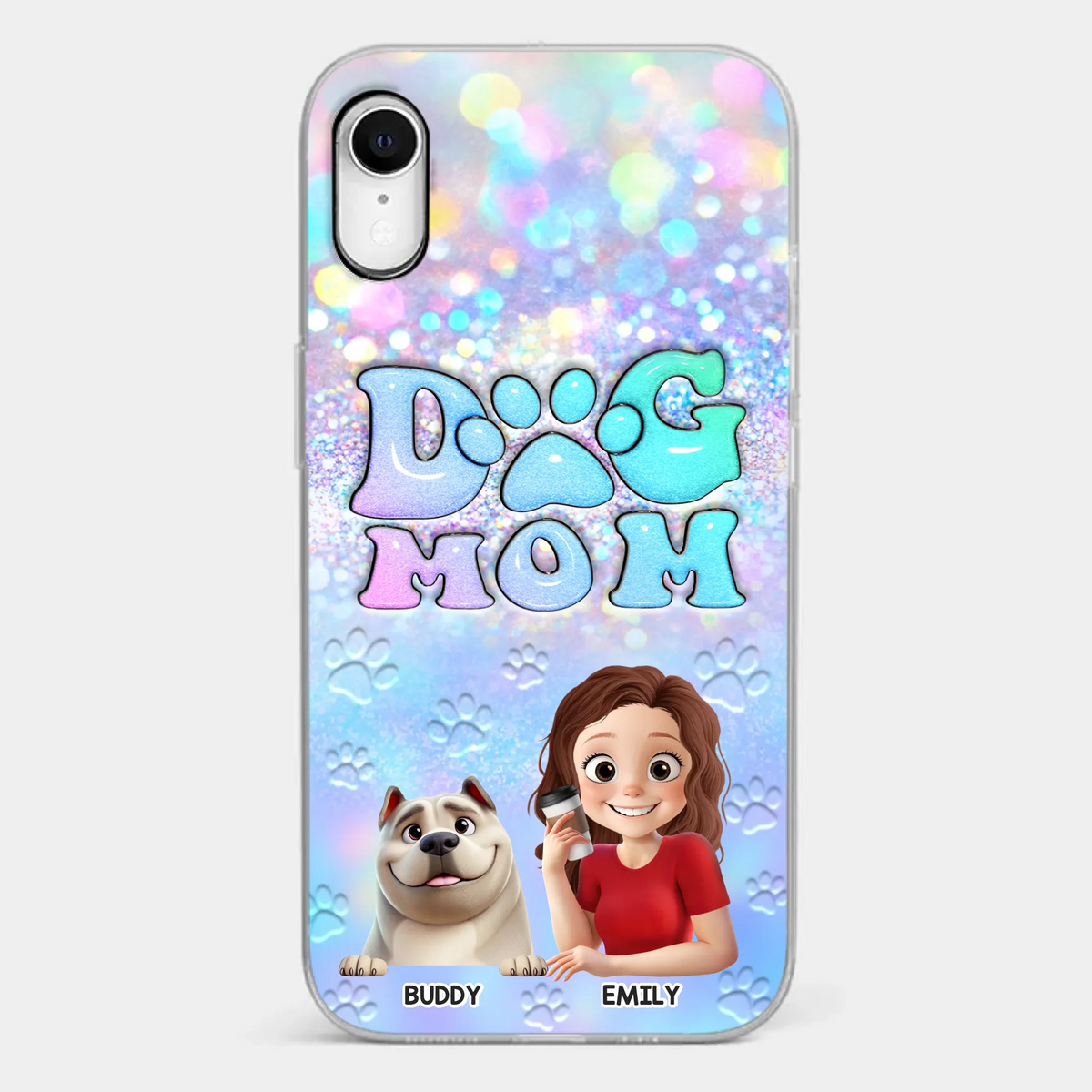 She’s The Mom, I’m The Boss - Dog Personalized Custom Clear Phone Case - Mother's Day, Gift For Pet Owners, Pet Lovers