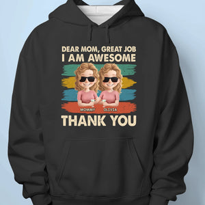 Awesome Kids, Powered By You - Family Personalized Custom Unisex T-shirt, Premium T-shirt, Hoodie - Mother's Day, Gift For Mom