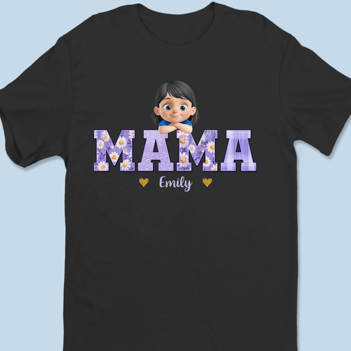 Mama’s Crew, Too Cool And Too Cute - Family Personalized Custom Unisex T-shirt, Premium T-shirt, Hoodie - Mother's Day, Gift For Mom, Grandma