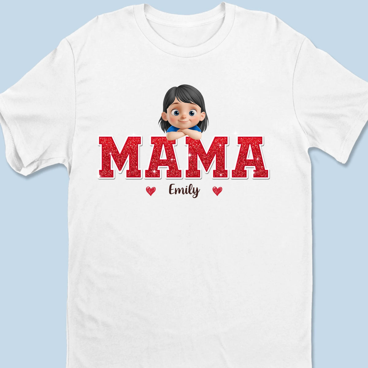 Mama Of My Favorite Little Chaos Makers - Family  Personalized Custom Unisex T-shirt, Premium T-shirt, Hoodie - Mother's Day, Gift For Mom, Grandma