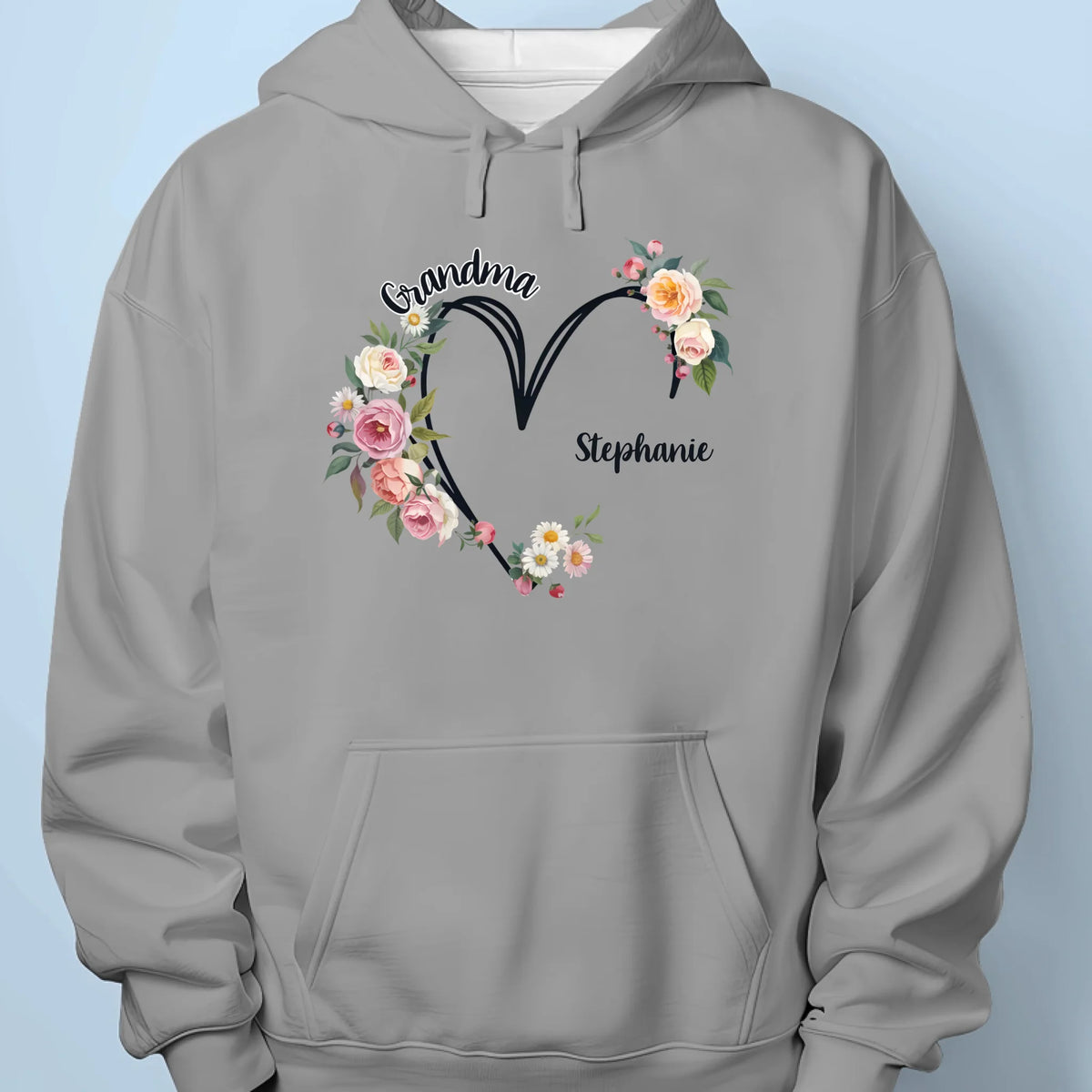 Love Always Shines Bright With Grandma - Family  Personalized Custom Unisex T-shirt, Premium T-shirt, Hoodie - Mother's Day, Gift For Mom, Grandma