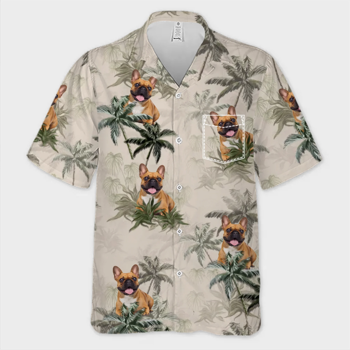 Custom Photo Dog Vibes And Beach Tides - Dog & Cat Personalized Custom Unisex Tropical Hawaiian Aloha Shirt - Summer Vacation Gift, Gift For Pet Owners, Pet Lovers