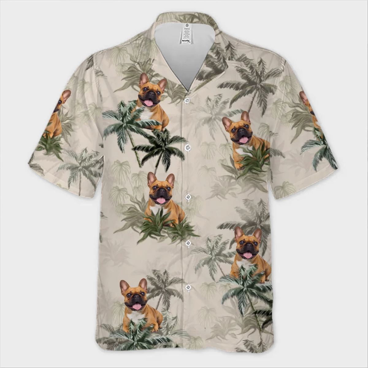 Custom Photo Dog Vibes And Beach Tides - Dog & Cat Personalized Custom Unisex Tropical Hawaiian Aloha Shirt - Summer Vacation Gift, Gift For Pet Owners, Pet Lovers