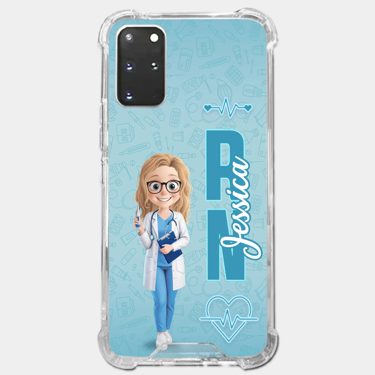Not Just A Job, It's A Mission - Nurse Personalized Custom Clear Phone Case - Appreciation, Thank You Gift, Nurse Life, Doctor Life