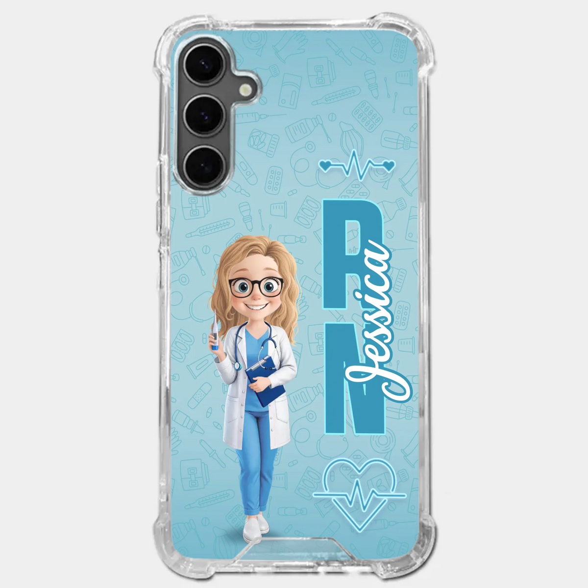 Not Just A Job, It's A Mission - Nurse Personalized Custom Clear Phone Case - Appreciation, Thank You Gift, Nurse Life, Doctor Life