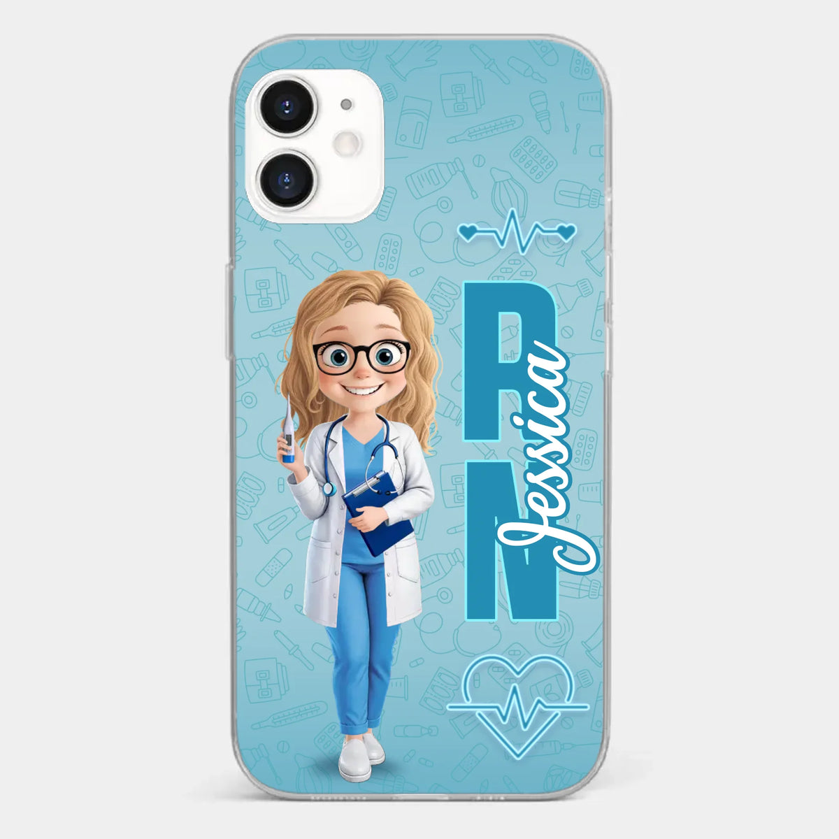 Not Just A Job, It's A Mission - Nurse Personalized Custom Clear Phone Case - Appreciation, Thank You Gift, Nurse Life, Doctor Life